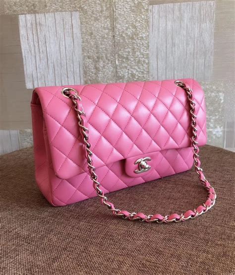 chanel pink flap bag 2019|chanel pink double flap bag.